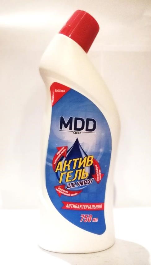 MDD Clean Актив гель для унітазу антибактеріальний, 750мл